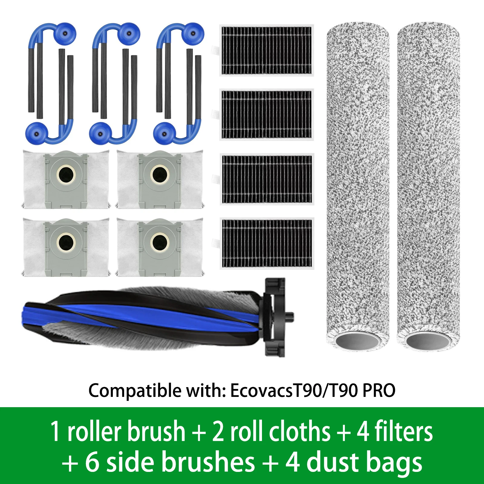 �y�Z�[�����zECOVACS DEEBOT T90 Omni / T90 PRO Omni�V���[�Y���{�b�g�|���@�p���i ���C���u���V ���b�v�N���X �_�X�g�o�b�O �T�C�h�u���V �t�B���^�[