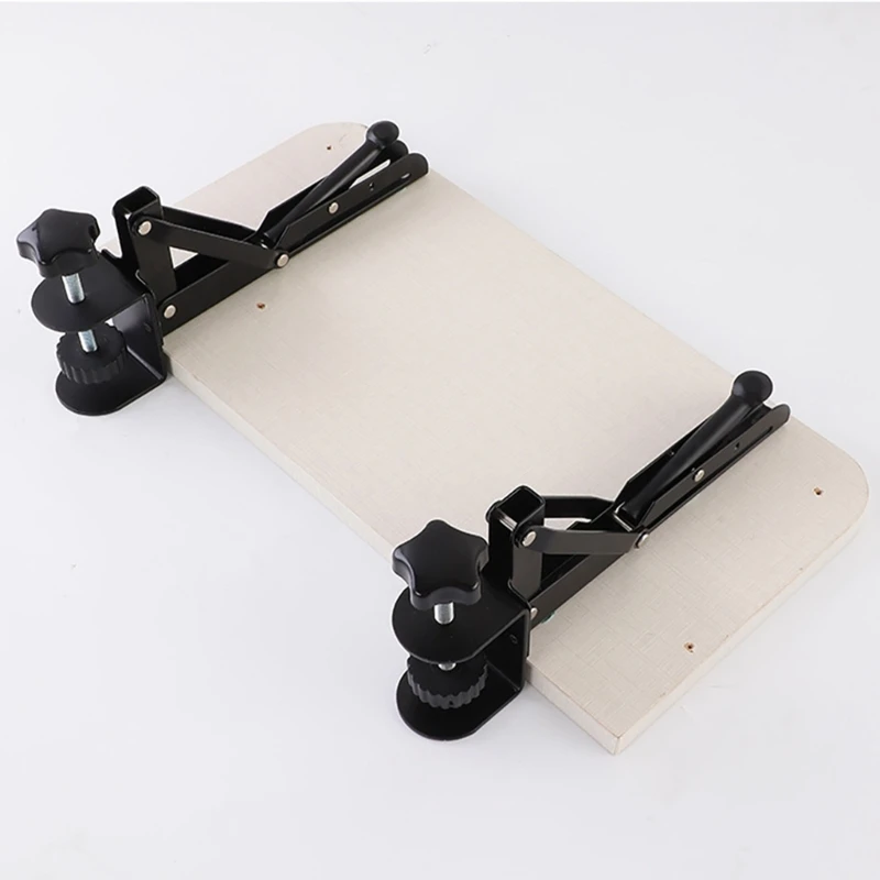 折りたたみ式シェルフブラケット テーブルトップ延長クリップ 折りたたみ式サポートブラケットのクランプ