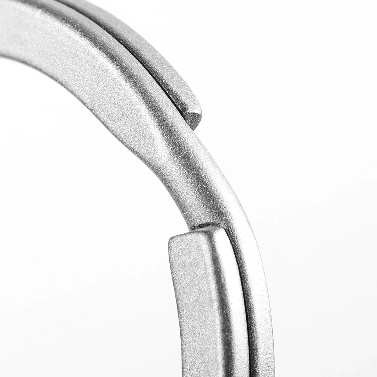 Real Titanium Men Keyring Flat Key Chain Rings Holder