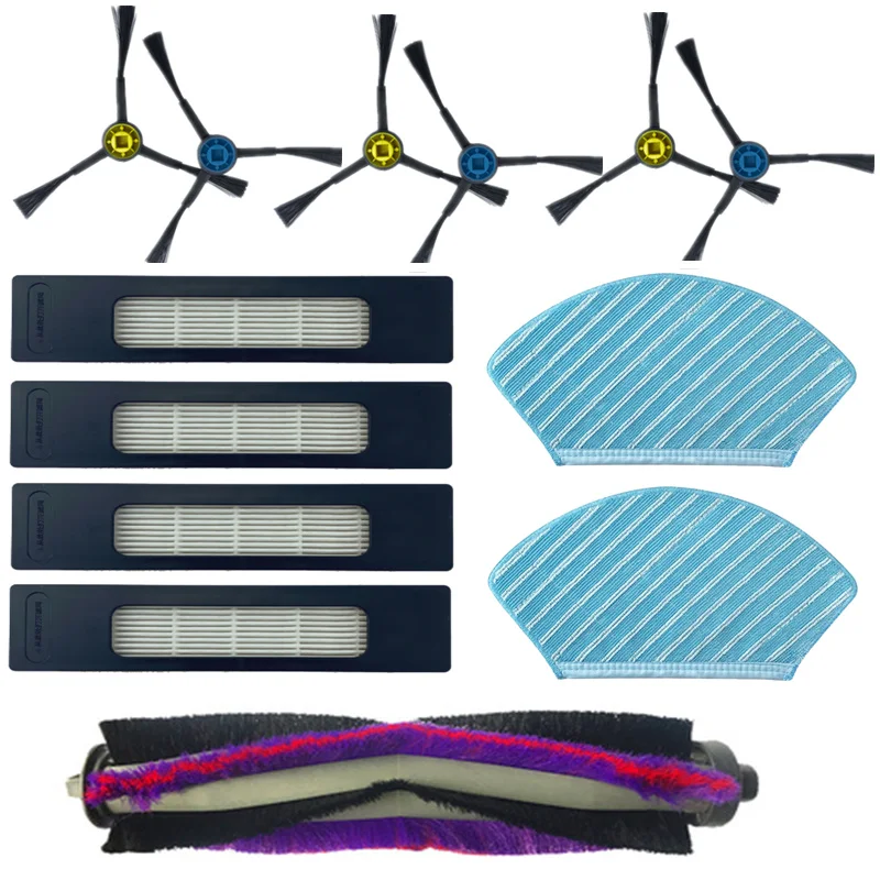 Spazzola a rullo spazzola laterale filtro HEPA panno per mocio per Midea M7 M7 Pro aspirapolvere robotico pezzi di ricambio accessori stracci di