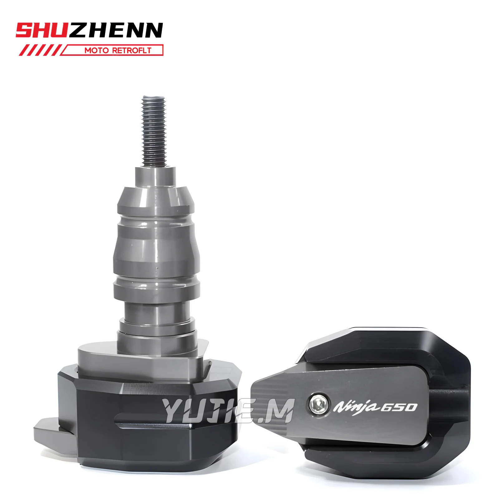 ل Z650 NINJA650 Z 650 NINJA 650 2017-2024 دراجة نارية السقوط حماية الإطار المنزلق هدية الحرس مكافحة تحطم وسادة واقية
