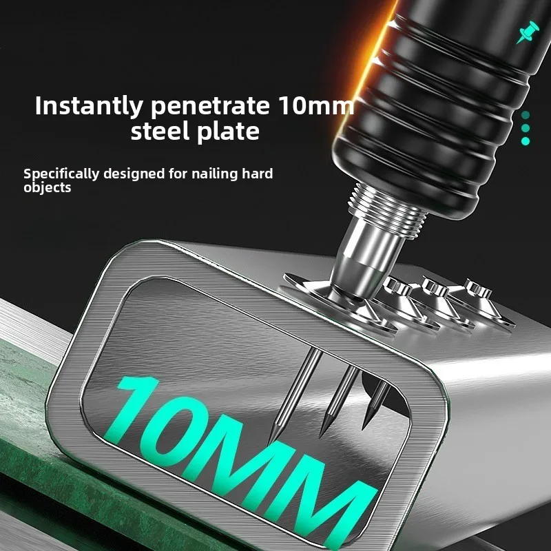 Integrated Wall Fastening Tool with Noise Reduction Structure Concrete Wall Fixer for Wire Slot Mounting Home Renovation
