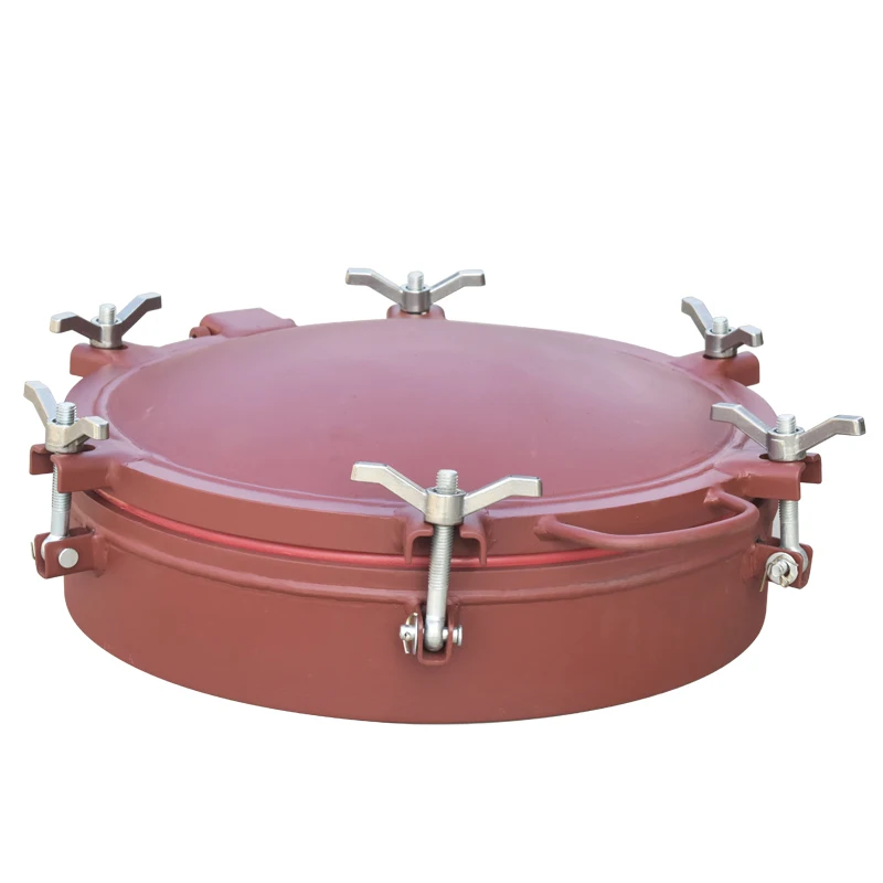 

Wholesale Low Price Carbon Steel Quick Opening Chemical Storage Tank Manhole Cover For Truck