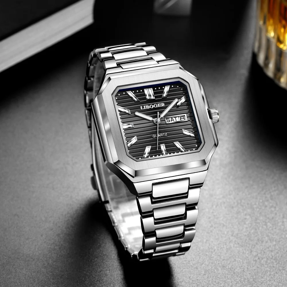 1Pc Latest High-Quality, High-End, Fashionable and Versatile Men's Quartz Watch, a Must-Have Fashion Item for Trendy People