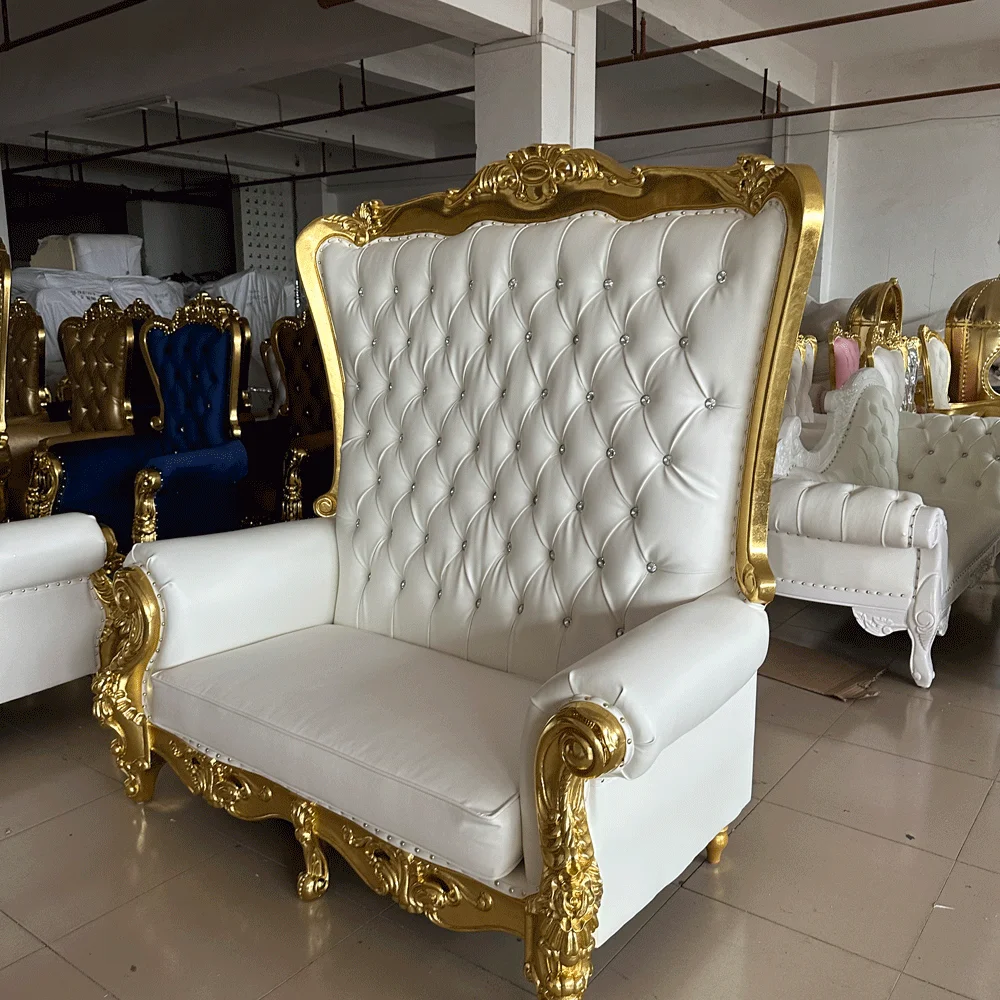 Wholesale Event Furniture Sofa Royal Sofa Wedding Stage Sofa Chair Love Seat Sofa for Bride and Groom