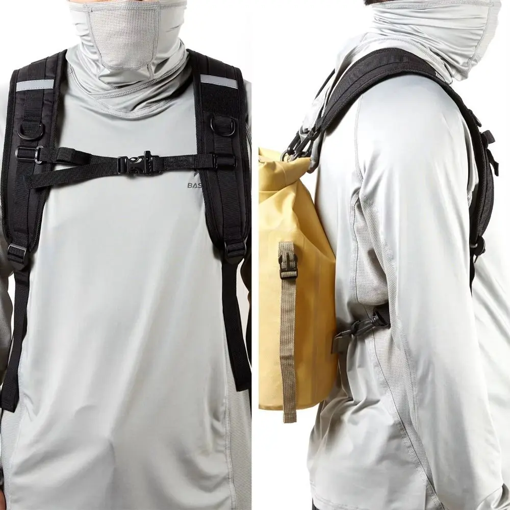 New Black Backpack Straps Oxford Cloth Shock Absorption Bags Shoulder Strap Replacement Strap Travel