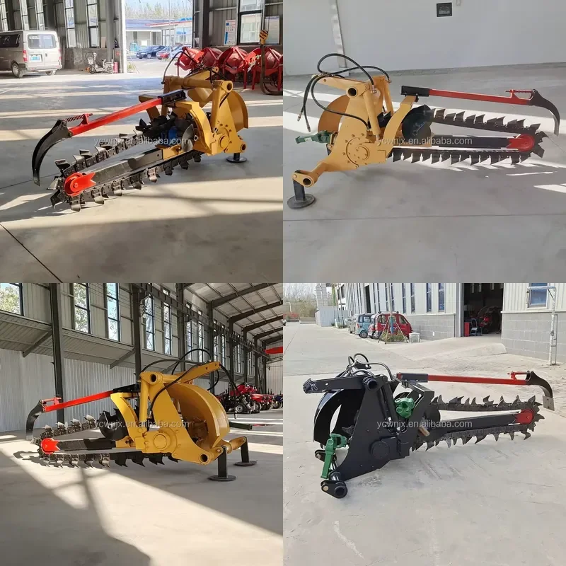 2026 Tractor Three-point Suspension Chain Trencher Trenching Machine for Farm