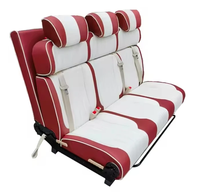 Wholesale Custom Camper Van Luxury Seat Bed Breathable Leather Sofa Bed Comfortable RV Car Seat Conversion for Motorhomes