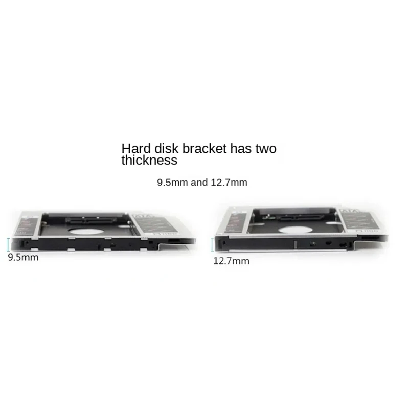 9.5mm/12.7mm All Aluminum Alloy Notebook Optical Drive Holder Hard Drive Holder Ssd Solid State Drive Holder Suitable E4