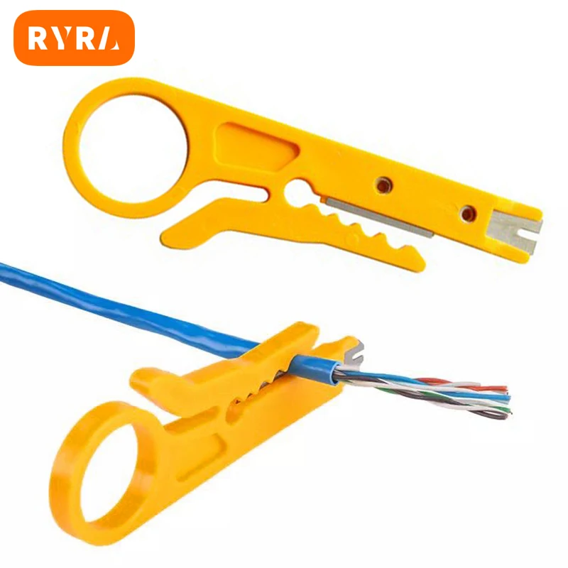 Multi-functional Wire Plier Cable Wire Pliers Electric Stripping Tools Cutter Striper For UTP/STP RG59 RG6 RG7 RG11 Cable Cutter