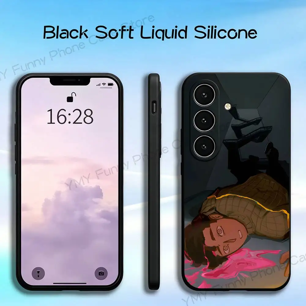 The S-Stanley P-Parable Silicone Case For Samsung S25 24 23 22 21 20 Plus Ultra 5G Lite Shockproof Cover