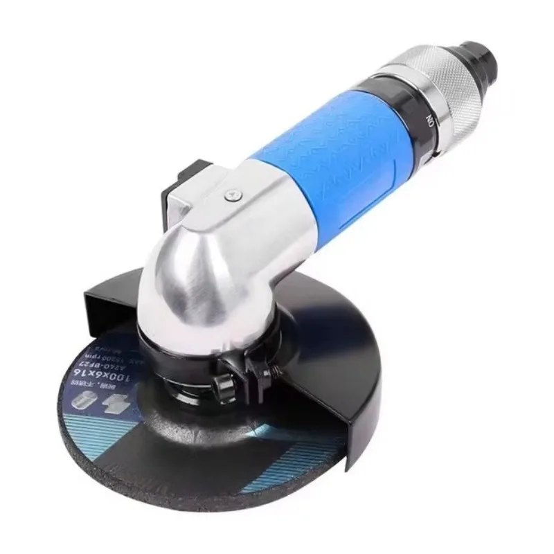AG-491 Blue Pneumatic Cutting Tool 4 Inch 13500 RPM Air Angle Grinder