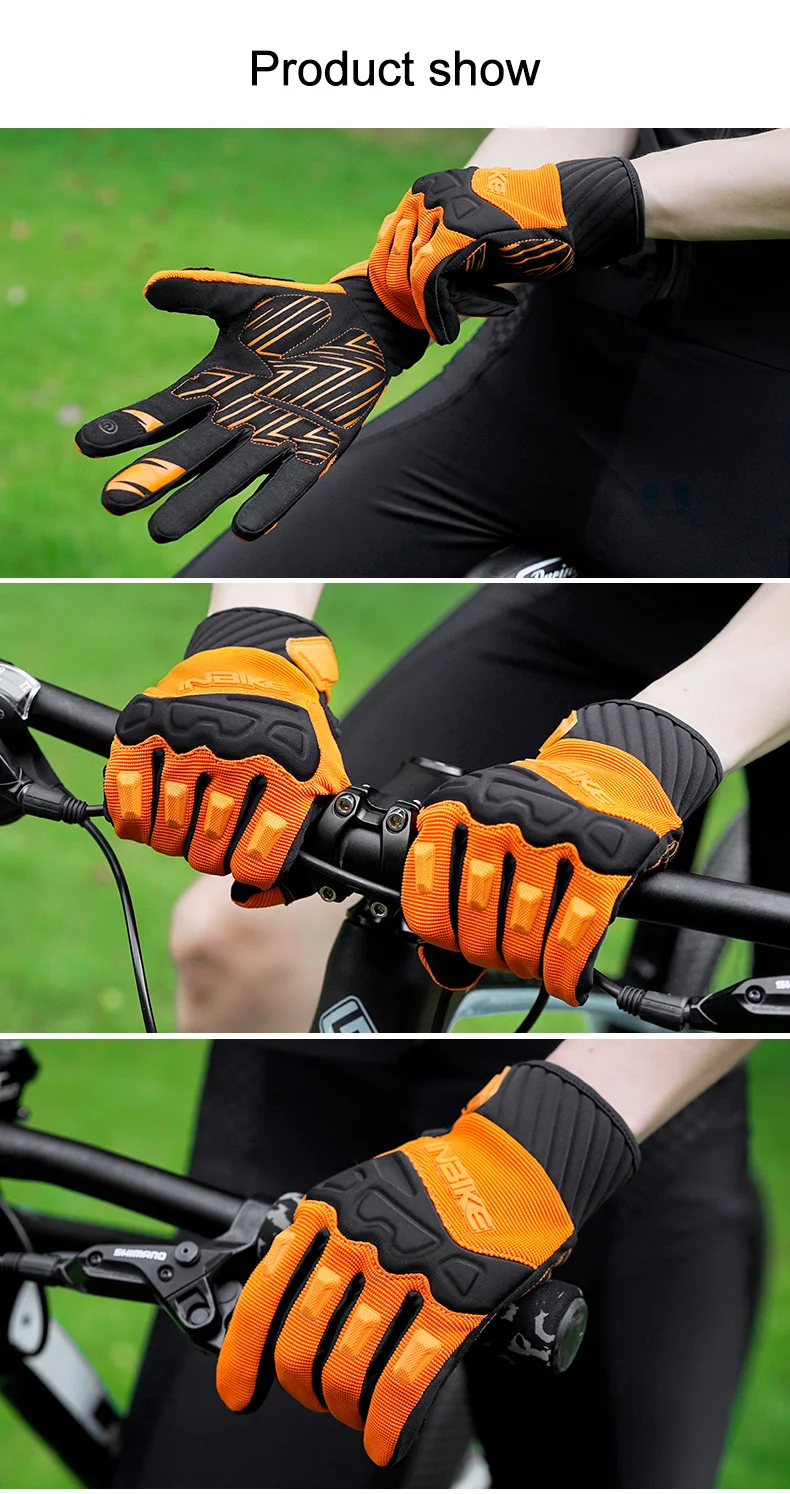 INBIKE Herren Fahrradhandschuhe Touchscreen MTB Radfahren Fahrrad Reithandschuhe für Männer Fahrrad Sport Gloevs Motorrad MTB Zubehör – Detail 12