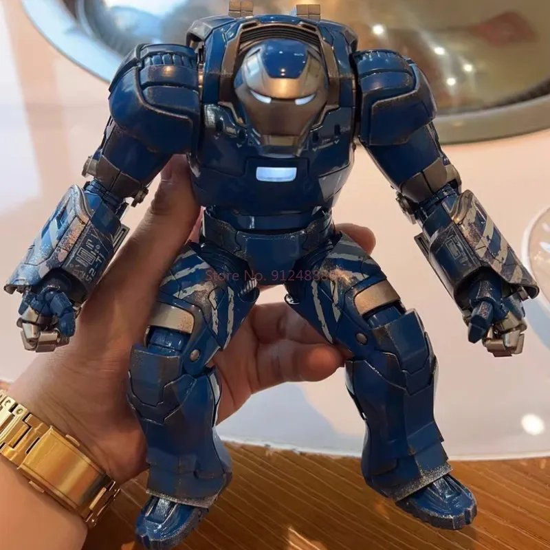 Marvel Mk38 The Avengers Iron Man Blue Igor Mk38 Legends Assembling Model Color Box Collect Figures Ornaments Children Toy Gift