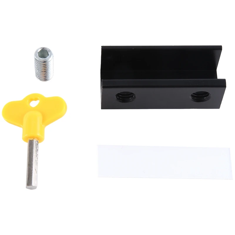 Sliding Door Security Lock Window Limit Lock Sliding Barn Door Lock Aluminum Alloy