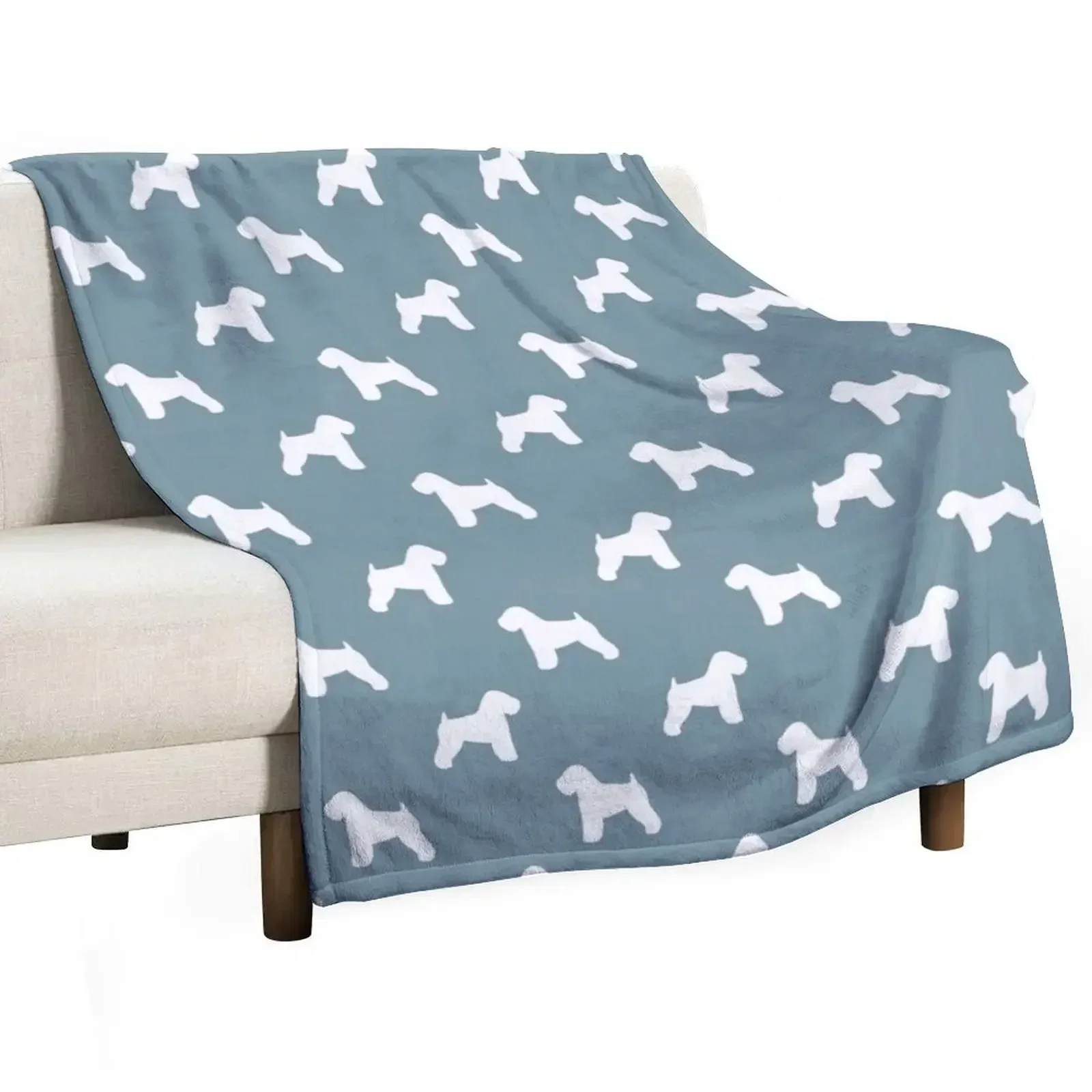 

Soft Coated Wheaten Terrier Silhouette(s) Throw Blanket Sofas For Baby Blankets