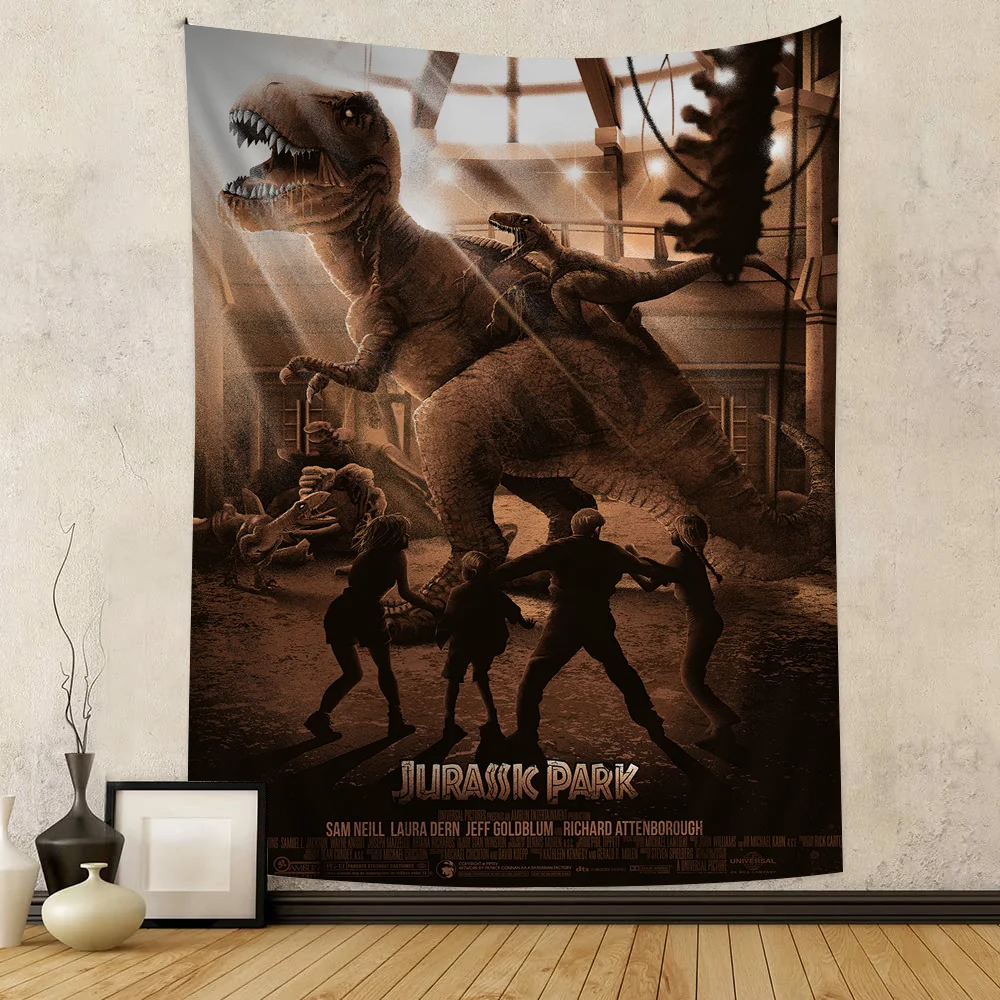 Classic Jurassic Park Film Hanging Bohemian Tapestry Bohemian Wall Tapestries Mandala Kawaii Room Decor