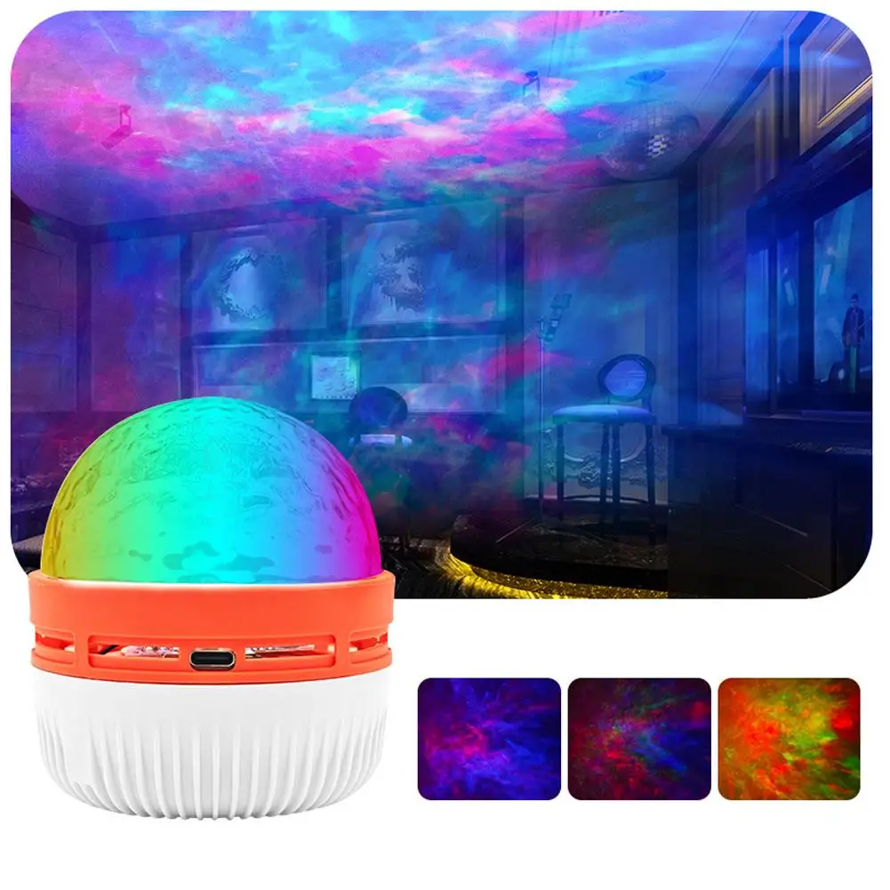 LED Projector Lamp USB Powered Remote Control Stunning Galaxy And Nebula Effects Night Lamp For Bedroom Living Room Office Decor