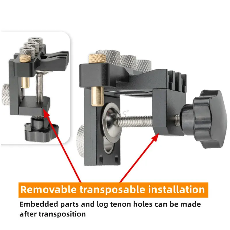 NEW Adjustable Dowelling Jig Woodworking 3 In 1 Drilling Guide Locator 8/10/15mm Drill Pocket Hole Jig for Board Splicing Tools