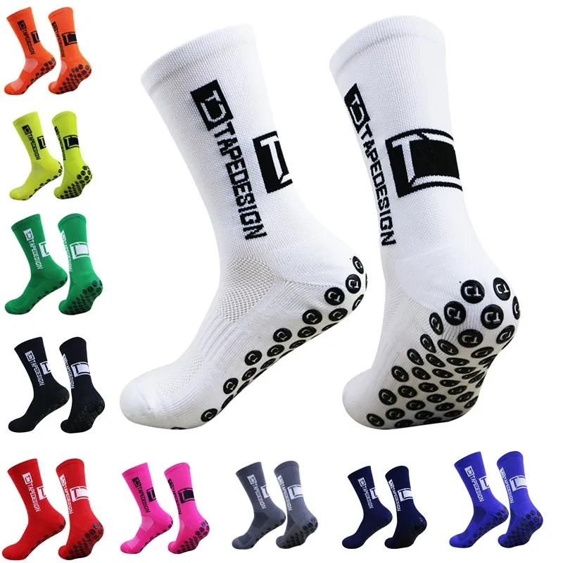 Calcetines deportivos de fútbol para hombre y mujer, medias finas antideslizantes para ciclismo, baloncesto y correr, novedad