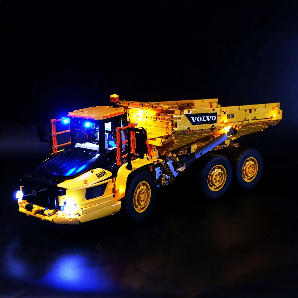 LED Light For 42114 6x6 Articulated Hauler Truck Technical Car Lamp Building Blocks Bricks  (Not Include Block Model)