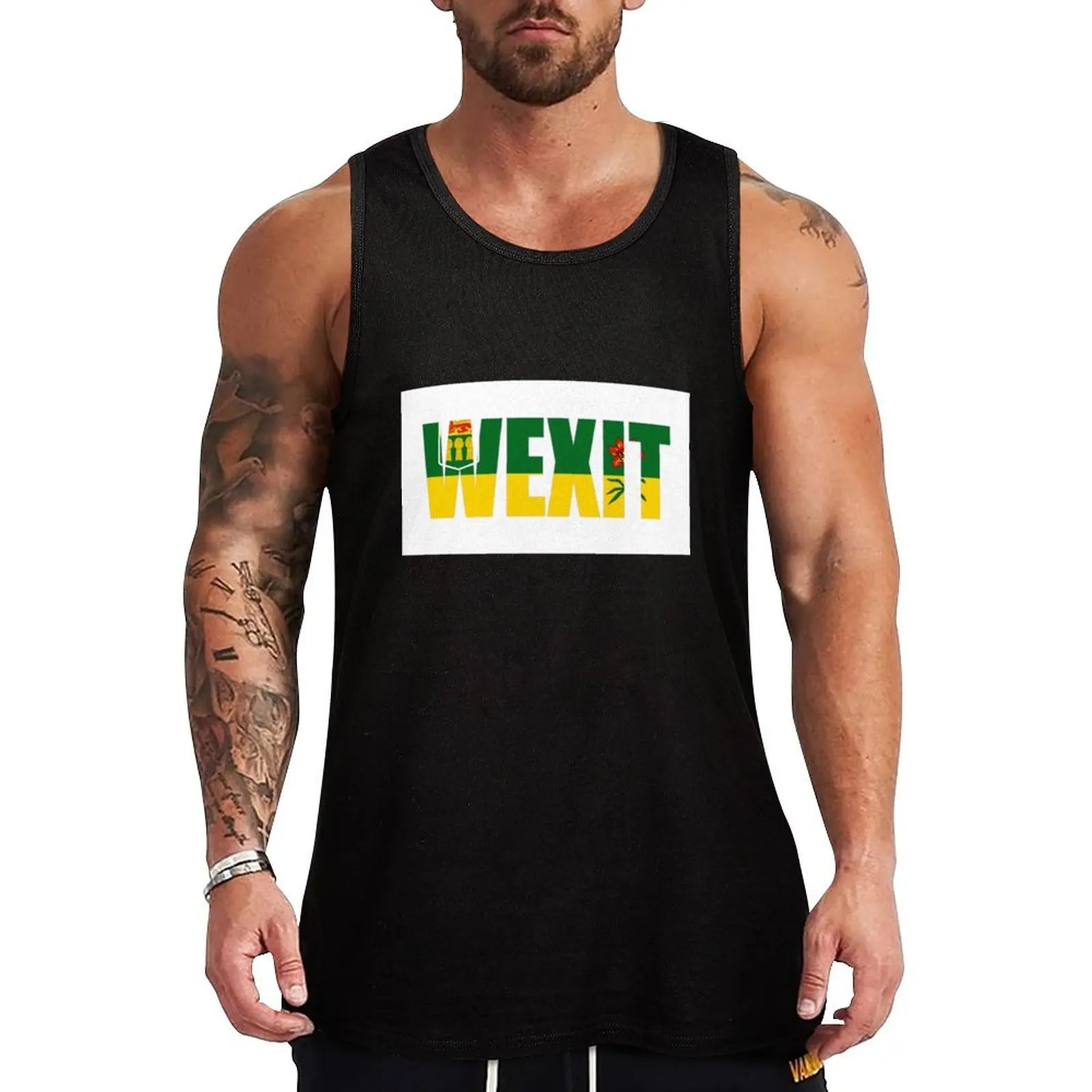 

WEXIT Saskatchewan Tank Top summer clothes man 2025 cool things anime clothes sleeveless Men's t-shirts
