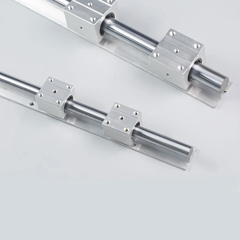 2set Linear Rail SBR12 300 400 500 600 700 800 900 1000mm 2pcs Linear Guide SBR12 + 4pcs SBR12UU Blocks for CNC Part