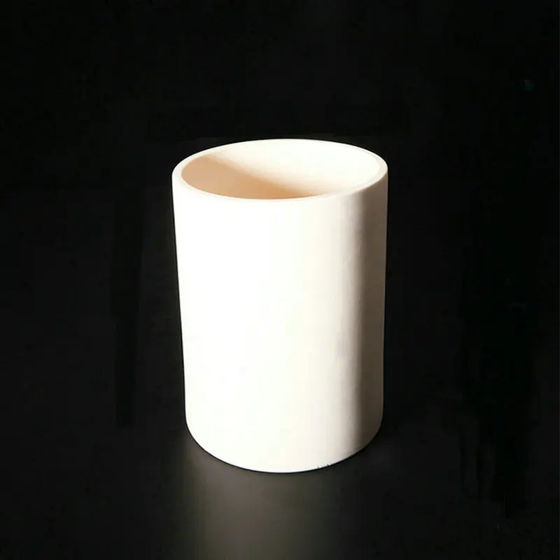 1pcs Lab 5ml to 1000ml cylindrical Corundum crucible 99% alumina Ash crucible High temperature resistance 1600 degrees