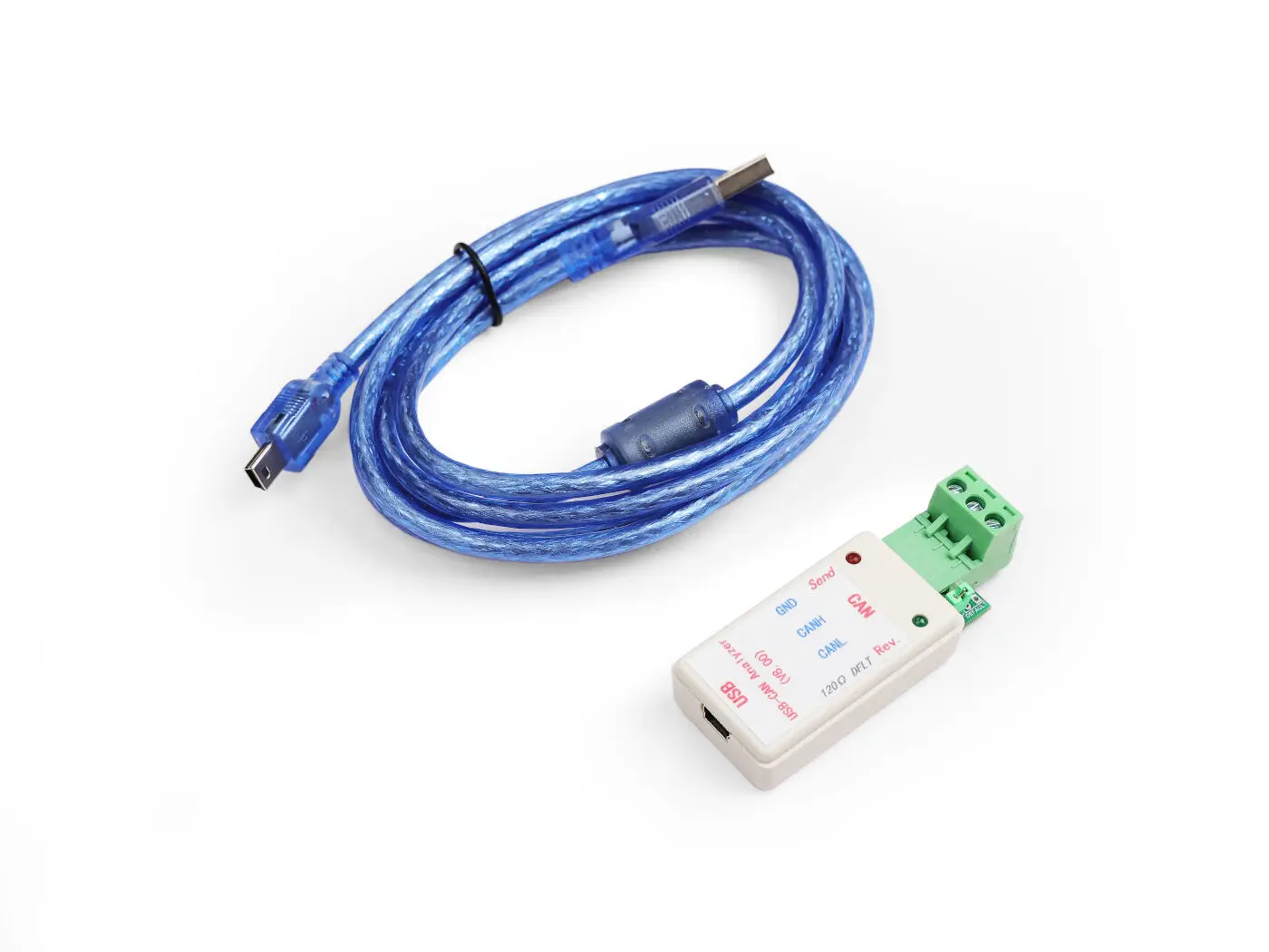 Seeed Studio USB to CAN Analyzer Adapter (V8.00) with USB Cable, Collect CAN-BUS Data, Supports CAN2.0A & CAN2.0B