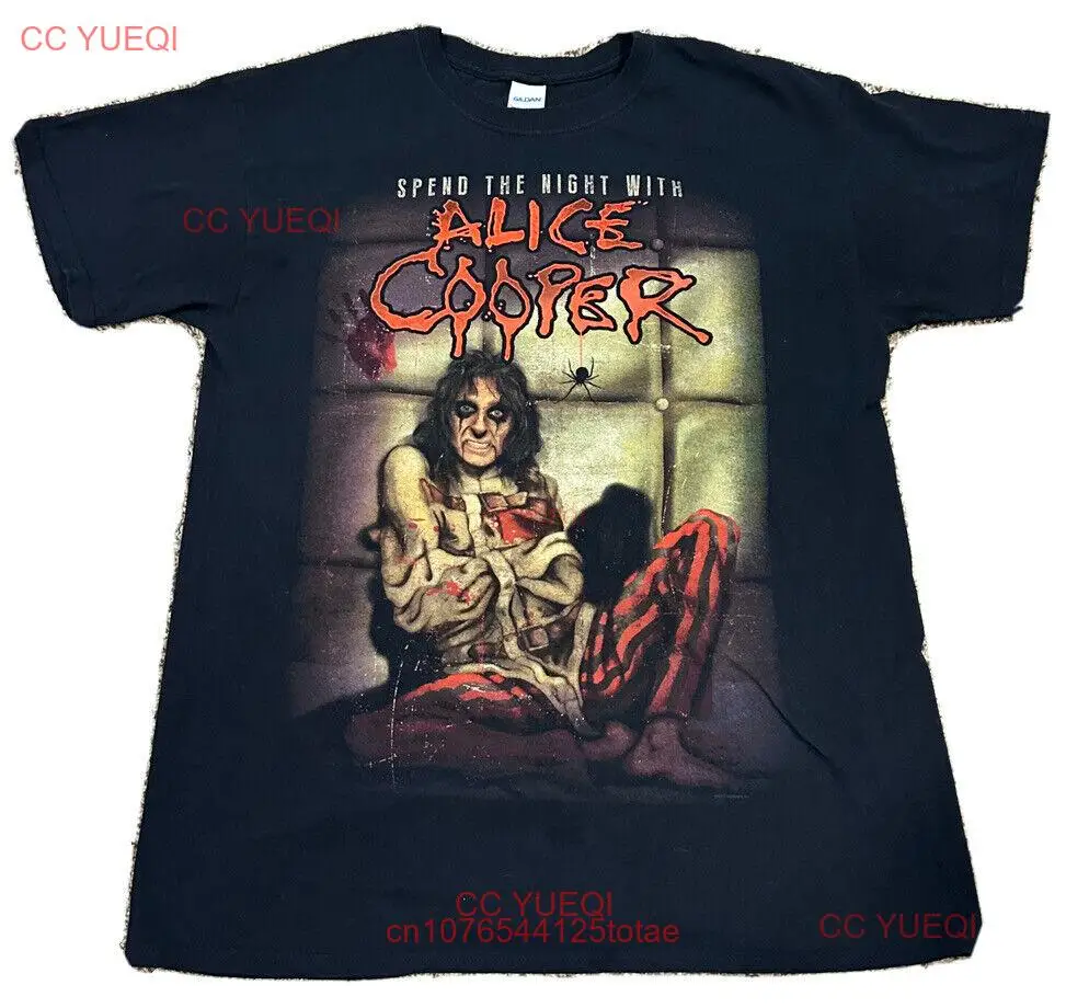 Алиса Купер проводит ночь в официальном магазине Размер L 2017 длинные или Короткие рукава