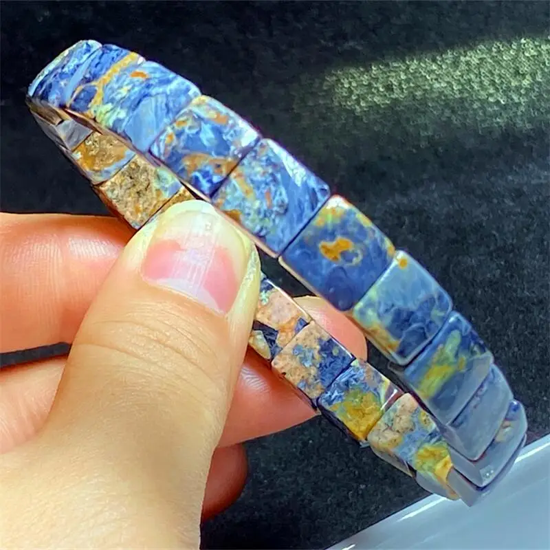 8MM Natural Peter Stone Bangle Women Beautiful Colorful Crystal Energy Healing Fashion Gemstone Jewelry 1PCS