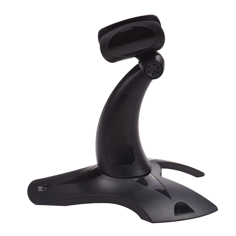 ABS Barcode Scanner Stand Ultra Stable Detachable Bracket Stand Holder Hands Free Design Large Base Barcode Reader Bracket