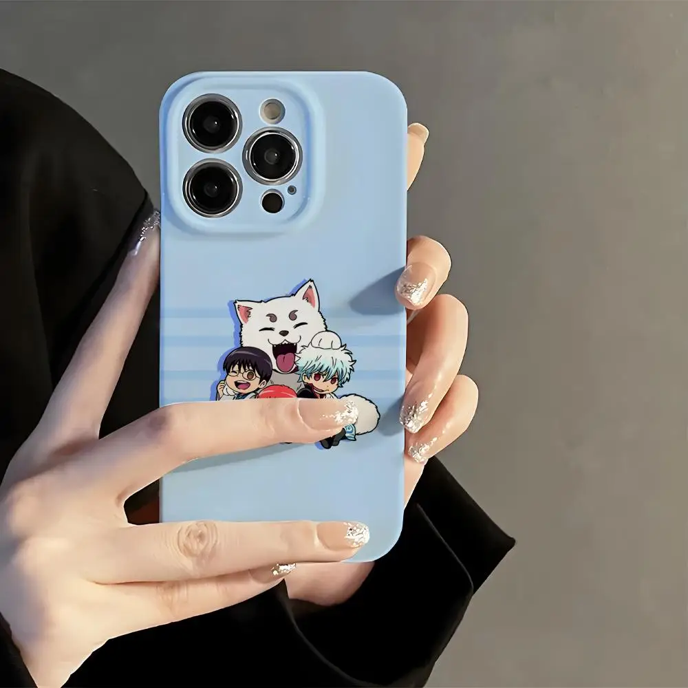 

G-Gintama Phone Case Film Korean INS for iPhone 16 15 14 13 12 11 Pro Max Plus Luxury Cover
