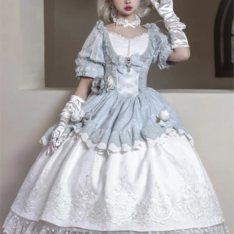 

Lolita Flower Wedding Gorgeous Tea Party Heavy Industry Elegant Dress