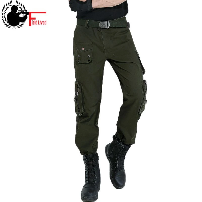 Tactical Clothing Men Pants Military Casual Multi Pockets Cargo Trousers Male Army Green Camouflage Jogger Camo Pantalon  Homme