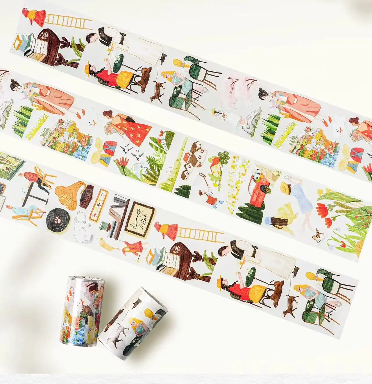 

WT Studio винтажный медленный темп для девочек и мальчиков васи ПЭТ лента планировщик DIY изготовление карт план для скрапбукинга декоративная наклейка