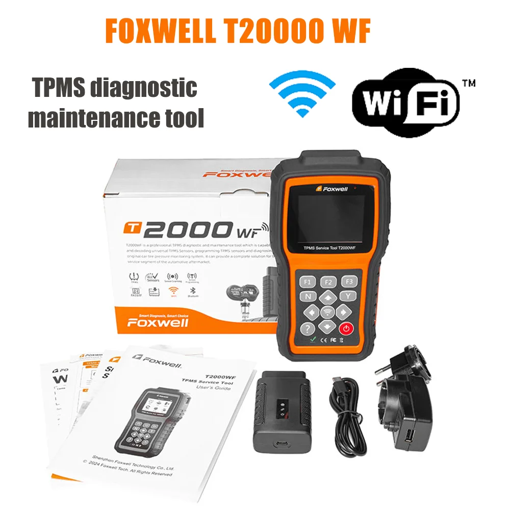 

FOXWELL T2000WF TPMS Sensors Programming Diagnosis And Maintenance Tool Car Tire Pressure Monitoring System PK t2000 pro