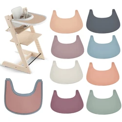 High Chair Pure Color Placemat Feeding Solid Food Dining Plate Placemat Soft Silicone Table Mat Tableware Baby Stuff