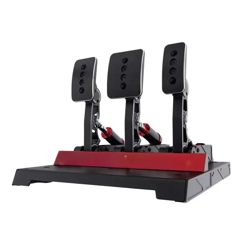 P1000-RS Hydraulic Pedal Set Non-Hydraulic Pedals for Video Racing Games Plastic Simulate Pedals P1000 Model