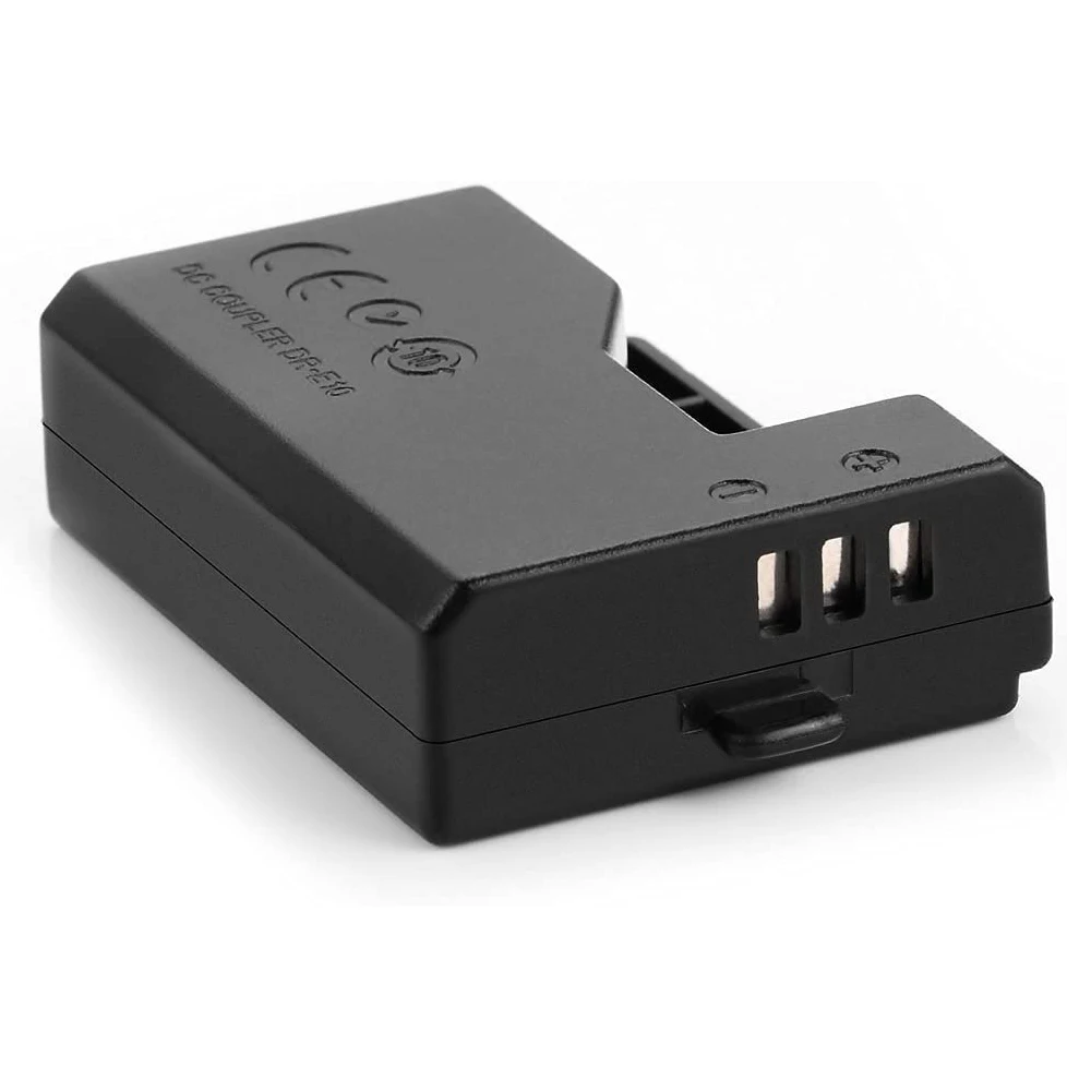 10pcs DR-E10 LP-E10 DC 커플러 Canon EOS Rebel T3 T5 T6 Kiss X50 X70 EOS 1100D 1200D 디지털 카메라 용 LP-E10 배터리 교체