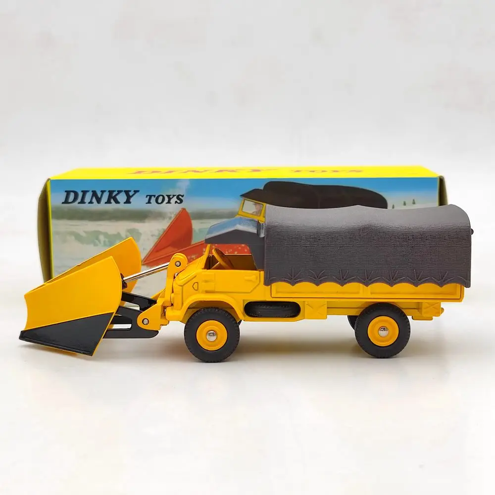 1:43 Atlas Dinky 567 CHASSE-NEIGE Unimog Snowplough M~CEDES-B~NZ Diecast Models Auto Car Gift Collection