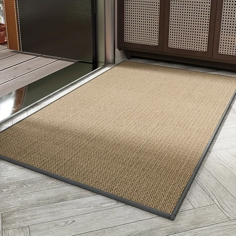 Entry door mat retro light luxury porch wear resistant non-slip foot mat home door dirty easy to take care of