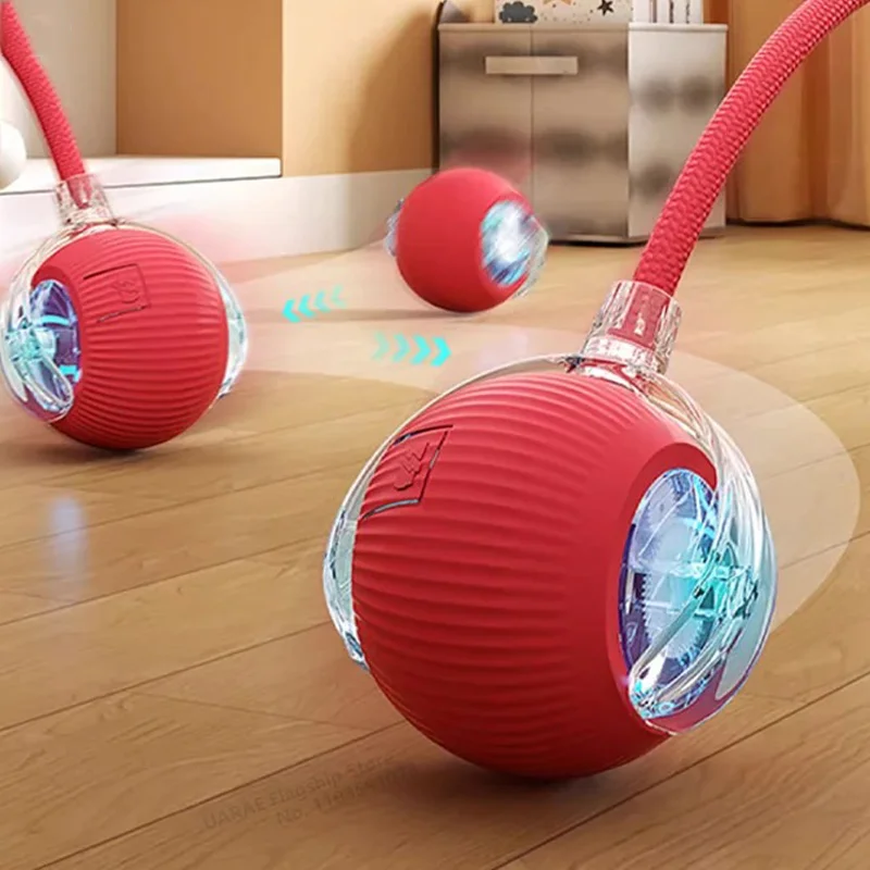 

Cat Toys Interactive Ball Cat Auto Toy Rechargeable Smart Pet Interactive Toy Pet Supplies Toys for Cats