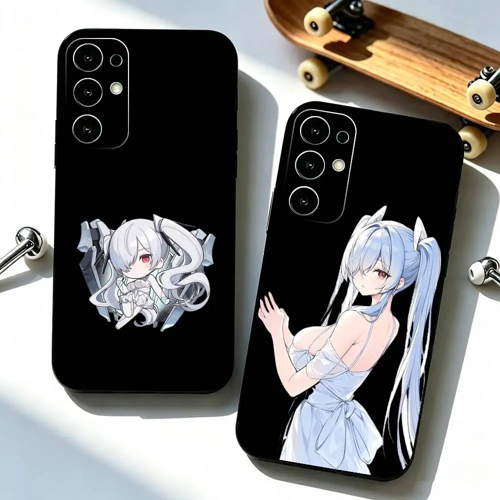 Nikke C-Cinderella  Phone Case Black Silicone Soft For Samsung S25,S24,S21,S22,S23,S30,Ultra,S20,Plus,Fe,Lite
