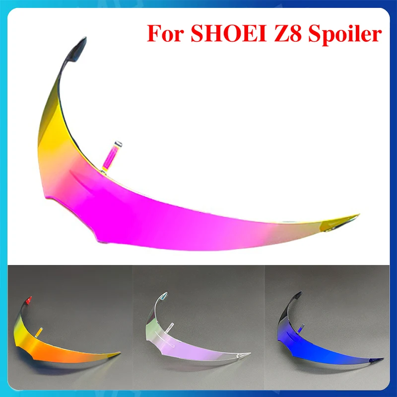 Motorcycle Helmet Colorful Spoiler For SHOEI Z8 Rear Trim Helmets Spoiler Case Helmet Accessories