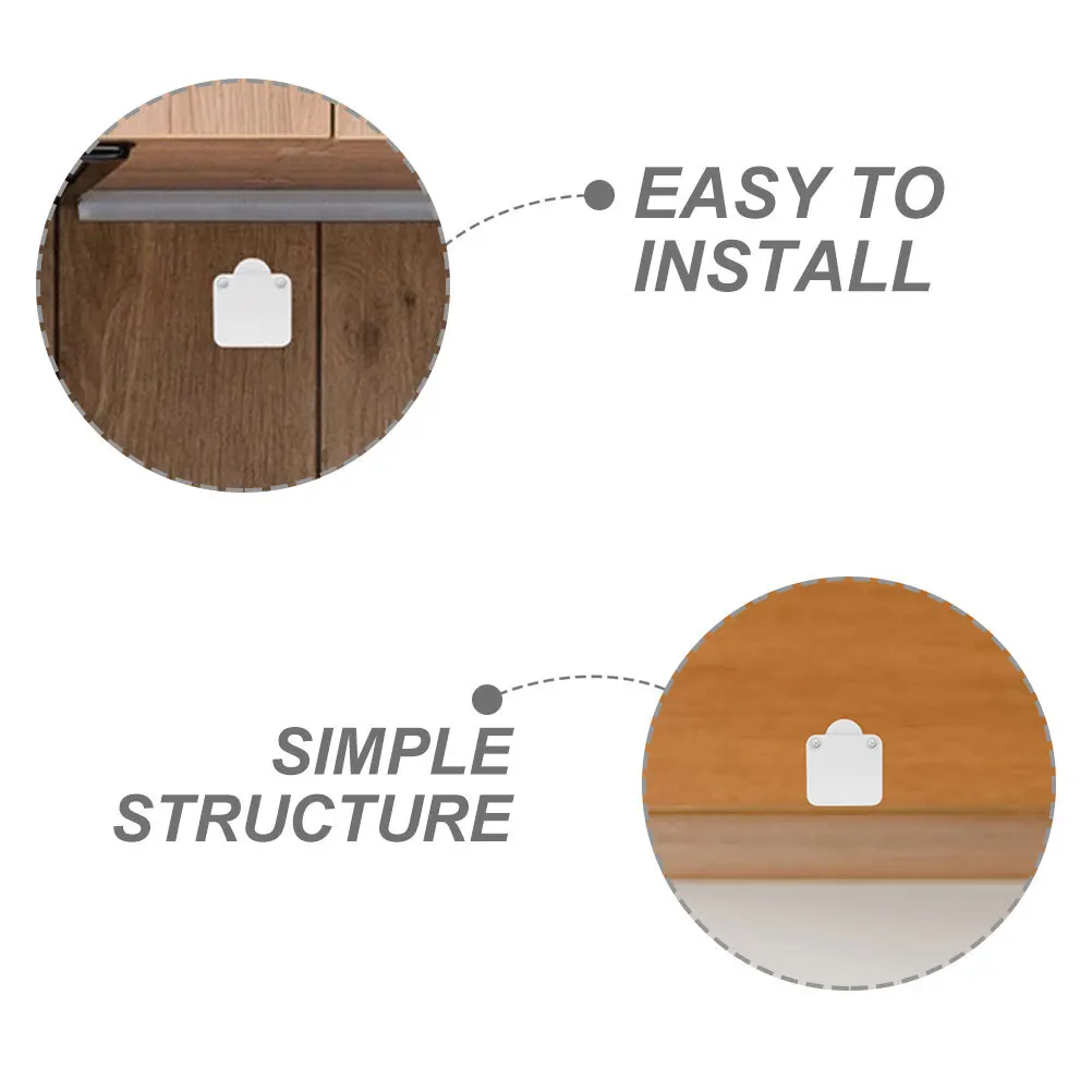 

4Pcs Cabinet Light Switches Automatic Door Activated Wardrobe Closet Lamp Switch Easy Install Cupboard Light Switch