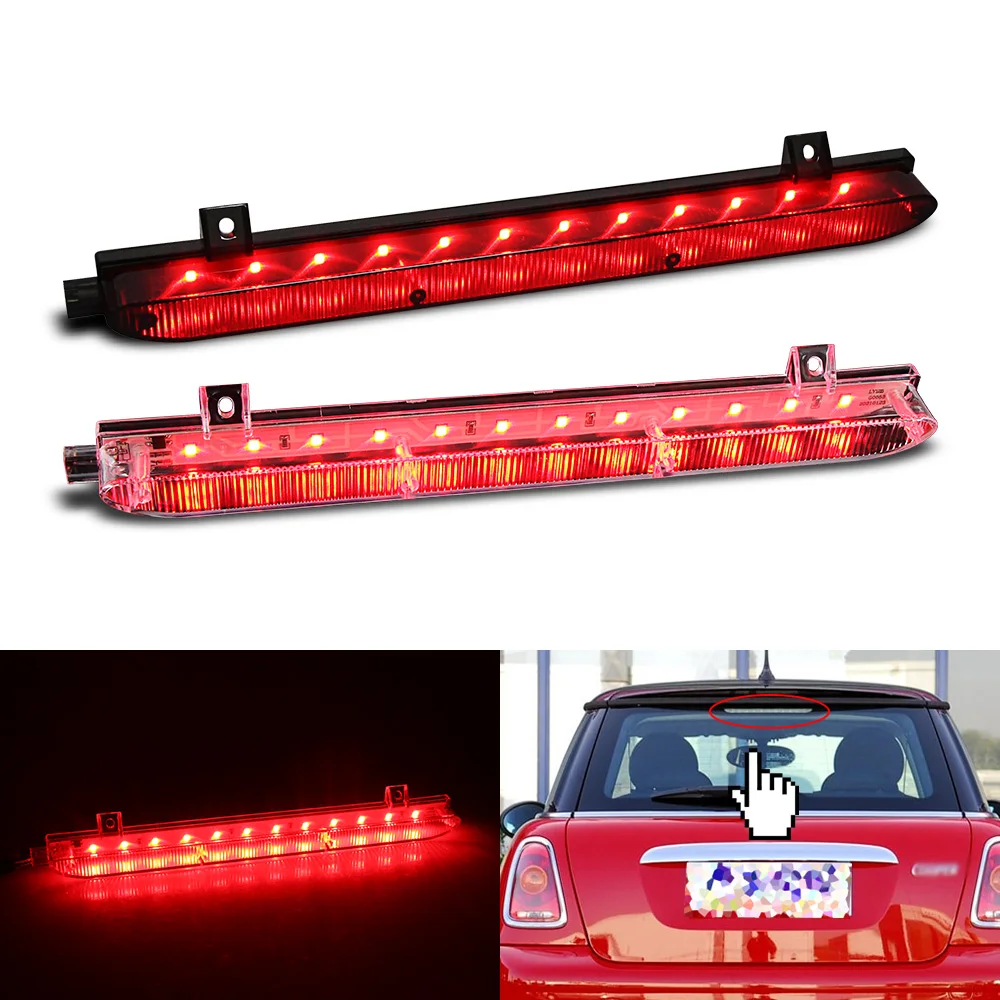 

1PC Additional Brake Light LED 3rd High Level Rear Warning Car Tail Lamp for Mini Cooper/Hatch R56 Countryman R60 OEM# 2751575