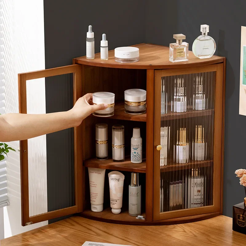 # Kitchen Countertop Storage Cabinet Desktop Organizer Makeup Station Tea Set Display Cutlery Rack Cup Holder Multiuse Mueble