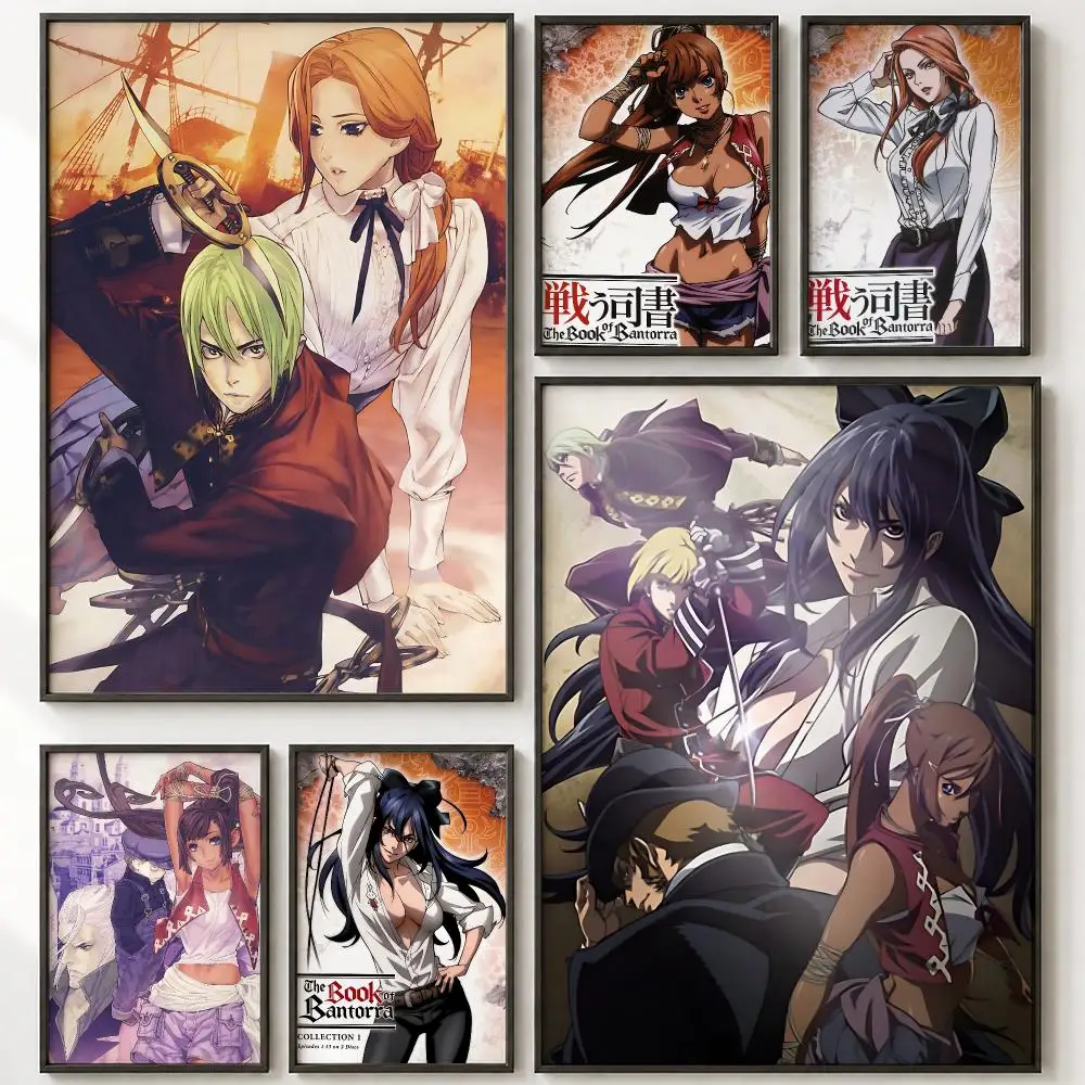 Anime Book of Bantorra Poster HD poster wall art self-stick no-residue for home cafe office great gift