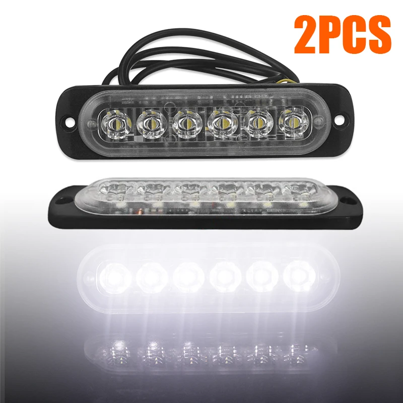 Barra de luz led para carro, 2 peças, 12v-24v, luz de trabalho, luz de inundação, off-road, 4wd, suv, luz de neblina para todos os carros